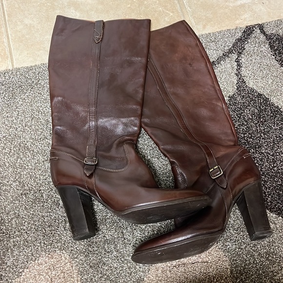 Jcrew leather boots sz 11 - Picture 2 of 5